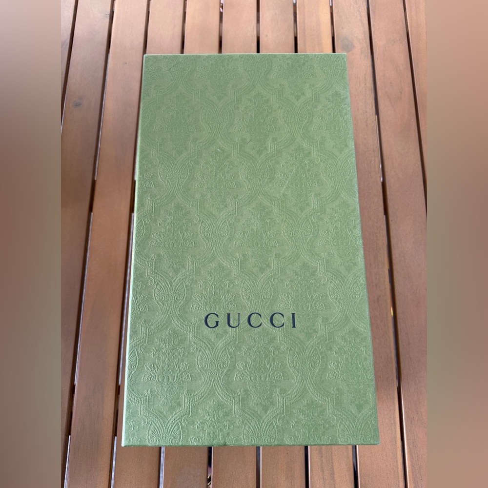Gucci Olive Green Patterned Box
